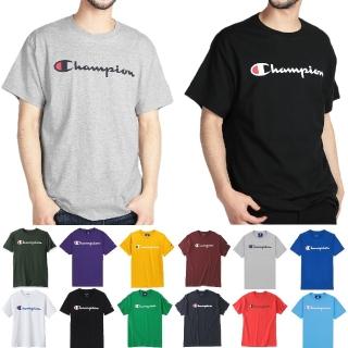 【Champion】買一送一 冠軍 純棉 5.2盎司薄款 LOGO 短袖T恤 上衣 (2件組)