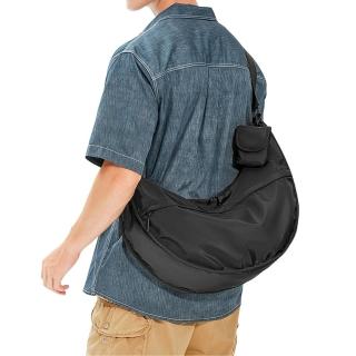 【MoodRiver】男生 斜背包 斜肩包 半月包 書包 單肩包 側背包 包包