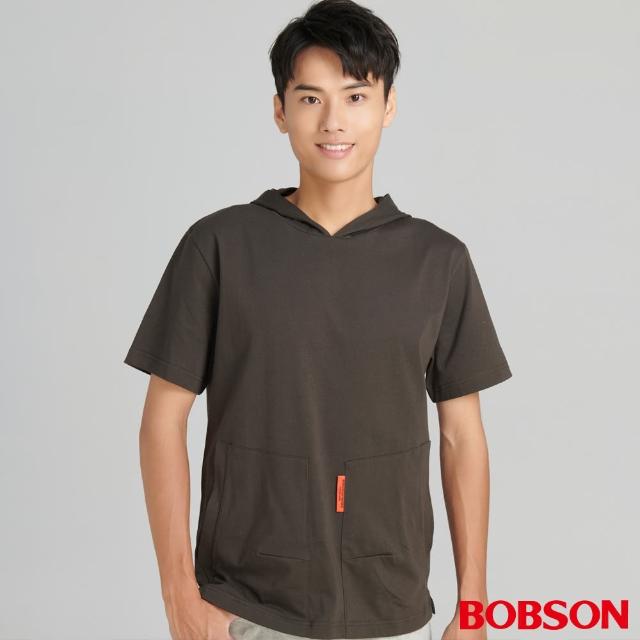【BOBSON】男款連帽貼袋上衣(73007-87)