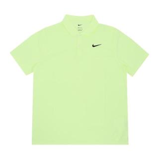 【NIKE 耐吉】NIKE GOLF DRI-FIT 男士 短袖POLO衫 螢光綠(CU9793-701)
