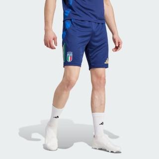 【adidas 愛迪達】義大利隊 運動短褲 吸濕排汗 男 IQ2170