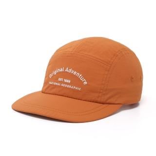 【National Geographic 國家地理】五片帽 - 橙色(休閒穿搭必備)