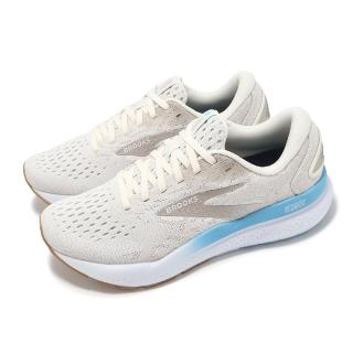 【BROOKS】慢跑鞋 Ghost 16 女鞋 米白 藍 緩衝 輕量 魔鬼系列 運動鞋(1204071B181)