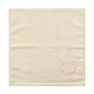 【Marushin 丸真】迪士尼 小熊維尼 刺繡純棉方巾 簡簡單單
