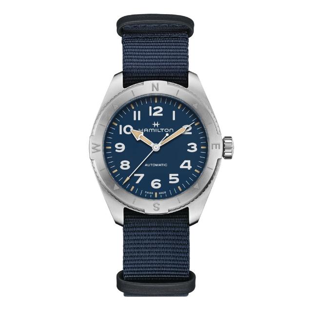 【HAMILTON 漢米爾頓】卡其陸戰遠征 Expedition 腕錶 41mm(自動上鍊 中性 NATO帶 H70315940)