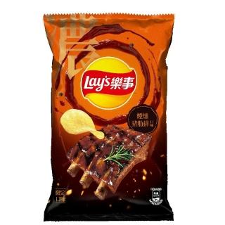 【Lay’s 樂事】樂事煙燻豬肋排洋芋片85g/包