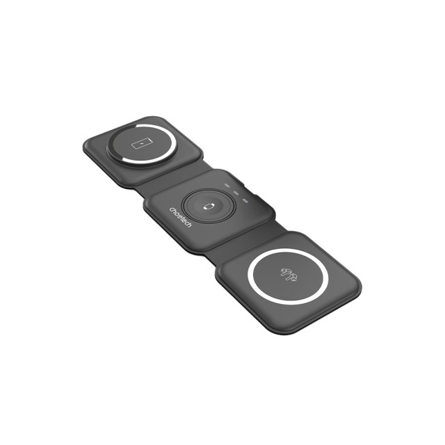 【Choetech】Magnetic 3 in1（T588-F）MagSafe 摺疊旅行無線充電器(一機三充 無線拘束)