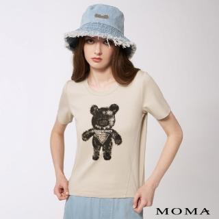 【MOMA】沁涼冰感｜跳色熊熊印花T恤(兩色)