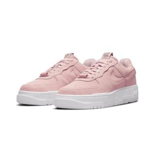 【NIKE 耐吉】W Nike Air Force 1 Pixel 粉色麂皮 DQ5570-600(AF1 女鞋 休閒鞋)