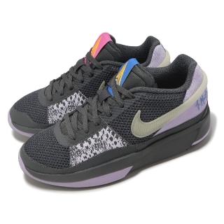【NIKE 耐吉】籃球鞋 Ja 1 GS 大童 女鞋 灰 紫 Night 氣墊 Morant 運動鞋(DX2294-002)