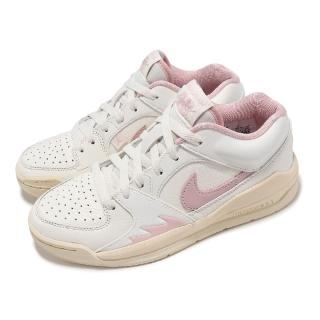 【NIKE 耐吉】休閒鞋 Wmns Jordan Stadium 90 女鞋 白 粉 皮革 緩衝 AJ 運動鞋(FB2269-160)