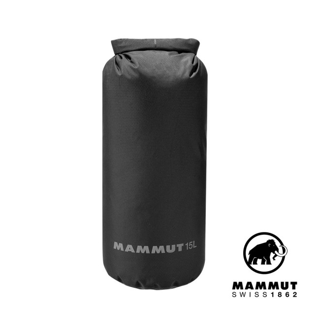【Mammut 長毛象】Drybag Light 15L 防水收納袋 黑色 #2810-00131