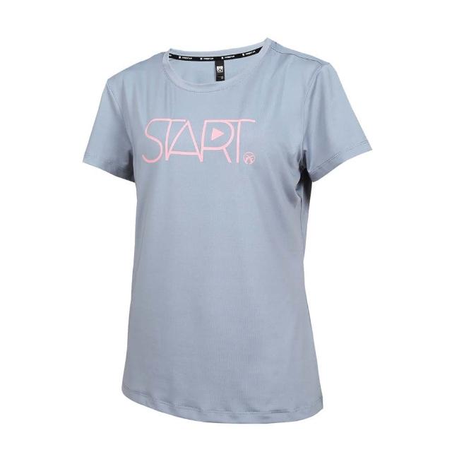 【FIRESTAR】女彈性印花短袖T恤-慢跑 路跑  運動 上衣(DL465-13)