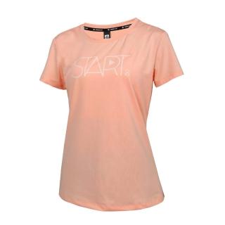 【FIRESTAR】女彈性印花短袖T恤-慢跑 路跑 運動 上衣(DL465-43)