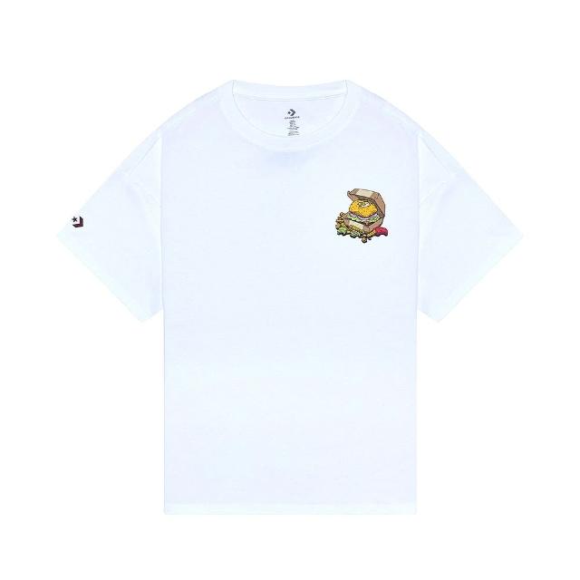【CONVERSE】FESTIVAL BURGER TEE 短袖上衣 男上衣 T恤 白色(10027153-A02)