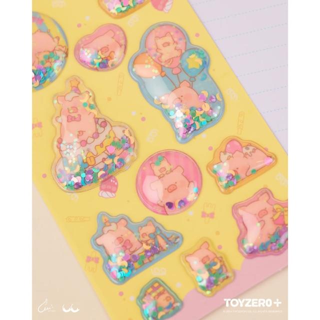 【TOYZEROPLUS】罐頭豬LuLu 生日系列-貼紙