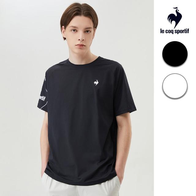 【LE COQ SPORTIF 公雞】運動TRAINING短袖T恤 男款-2色-LKT21603