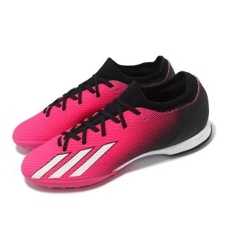 【adidas 愛迪達】足球鞋 X Speedportal.3 TF 男鞋 桃紅 黑 抓地 緩衝 人工草皮 運動鞋 愛迪達(GZ2470)