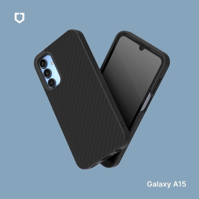 【RHINOSHIELD 犀牛盾】Samsung Galaxy A15 4G/5G共用 SolidSuit 碳纖維紋路防摔背蓋手機保護殼