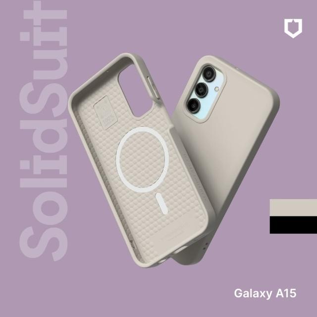 【RHINOSHIELD 犀牛盾】Samsung Galaxy A15 4G/5G共用 SolidSuit MagSafe兼容 磁吸手機保護殼(經典款)