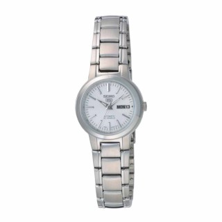 【SEIKO 精工】時尚奢華5號機械腕錶-銀X白(SYME39K1)