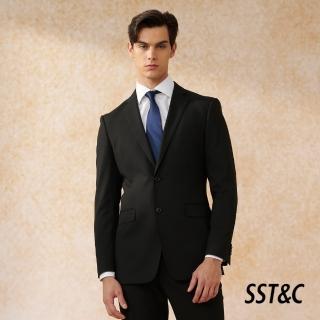 【SST&C 新品９折】黑色修身西裝外套0112402007