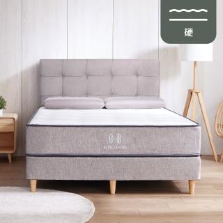 【HOLD-ON】舉重床Lite v2 床墊三件組 標準單人3尺(硬式蜂巢獨立筒、弓形彈簧下墊及床頭片的好眠套組)
