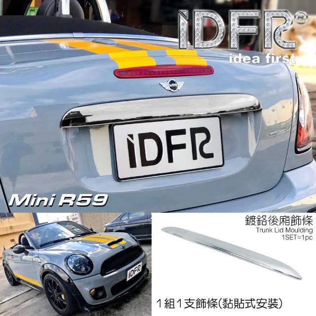 【IDFR】MINI R59 2012~2015 鍍鉻銀 後箱飾蓋 尾門把手蓋(MINI R59 車身改裝 鍍鉻精品)