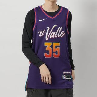 【NIKE 耐吉】Phoenix Suns 男款 黑紫色 KD 太陽 鳳凰城 NBA 球衣 籃球 背心 DX8516-539