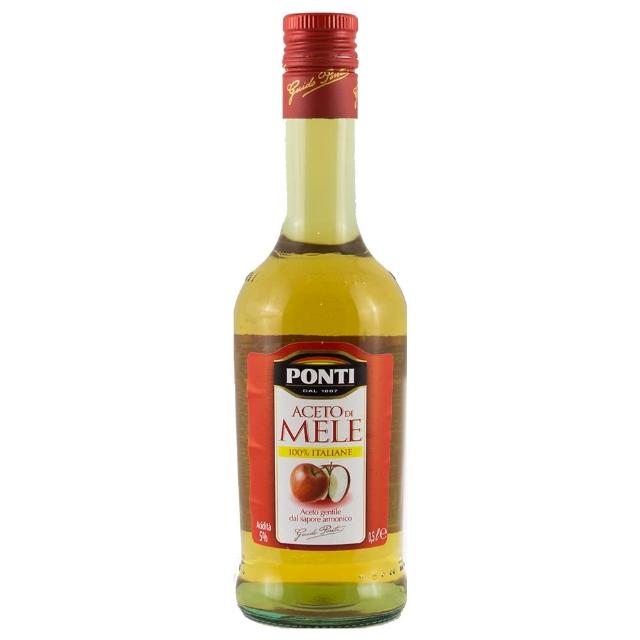 即期品【PONTI】義大利 蘋果醋 500ml(效期20251116)