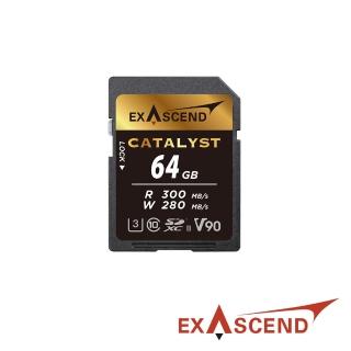 【Exascend】Catalyst V90 超高速SD記憶卡 64GB(正成公司貨)