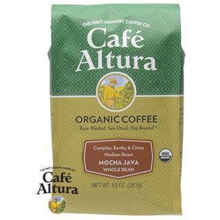 【CAFE ALTURA】有機摩卡爪哇咖啡豆283g(耶加雪菲 曼特寧完美結合)