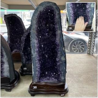 【千奇國際精品】巴西紫水晶洞23.45kg(招財)