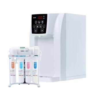 【東龍】TE-520冷熱桌上型飲水機組（搭TE-7213KF 600G RO逆滲透淨水器）(飲水設備)