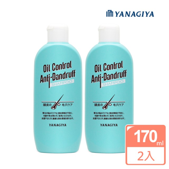 【YANAGIYA 日本柳屋】毛穴淨化洗髮精 170ml(超值2入組合)