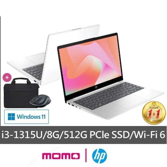 【HP 惠普】送獨家筆電包/滑鼠★15吋 i3-1315U 輕薄效能筆電(超品 15-fd0074TU/8G/512G SSD/Win11)