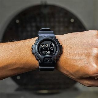 【CASIO 卡西歐】DW-6900BB-1 戶外旅行 極限運動 多功能 耐衝擊 電子腕錶 手錶 50mm(200米防水)