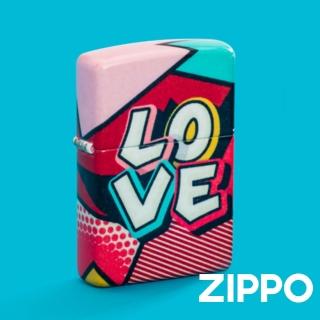 【Zippo】LOVE-街頭藝術防風打火機(美國防風打火機)