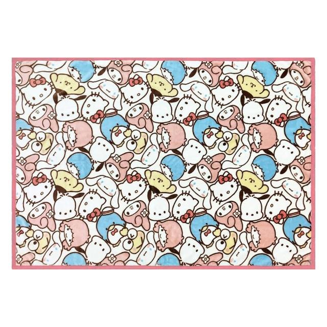 【Marushin 丸真】Sanrio 三麗鷗 法蘭絨毛毯 多功能毛毯 L 200*140cm 角色組合