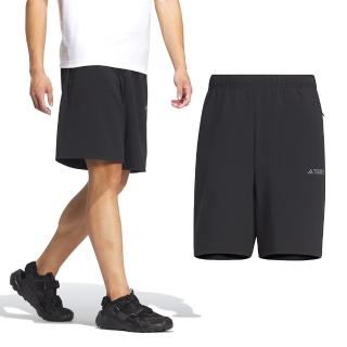 【adidas 愛迪達】AEROREADY 男款 黑色 基本款 休閒 運動短褲 IS0289