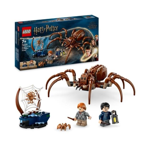 【LEGO 樂高】哈利波特系列 76434 禁忌森林裡的阿辣哥(Aragog in the Forbidden Forest 蜘蛛模型 禮物)