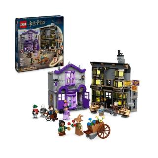 【LEGO 樂高】哈利波特系列 76439 奧利凡德魔杖店和摩金夫人的長袍店(建築模型 利凡德魔杖商店 禮物)