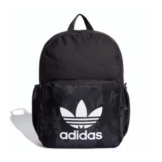 【adidas 愛迪達】Camo Backpack 男女 黑色 中性 雙肩包 運動包 雙肩包 書包 後背包 IT7534