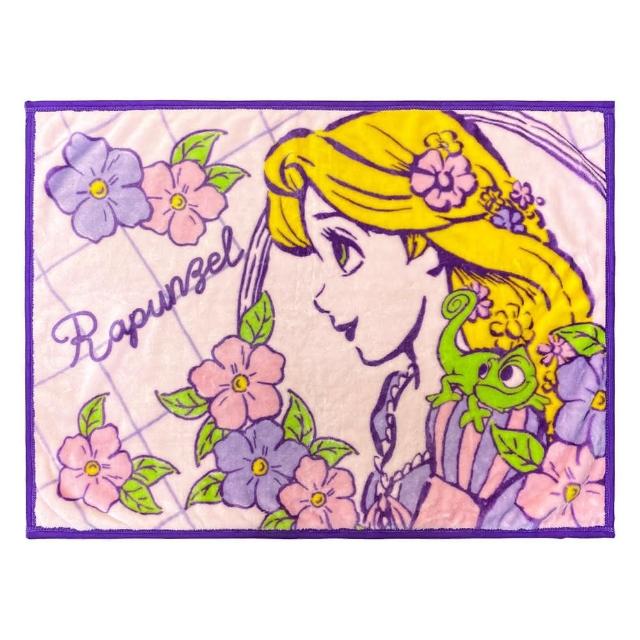 【Marushin 丸真】迪士尼 長髮公主 多功能絨毛毯 70x100cm 樂佩 花朵