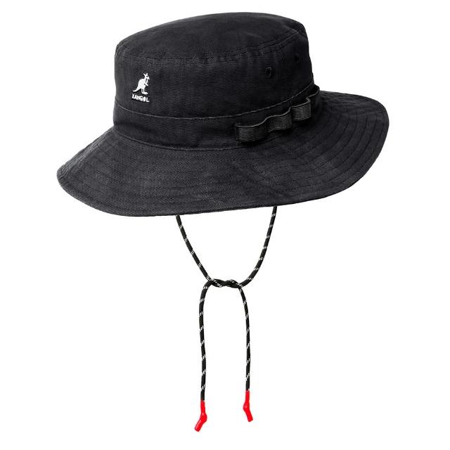 【KANGOL】UTILITY CORDS JUNGLE 漁夫帽(黑色)