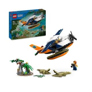 【LEGO 樂高】城市系列 60425 叢林探險家水上飛機(玩具飛機 創意力遊戲 禮物)