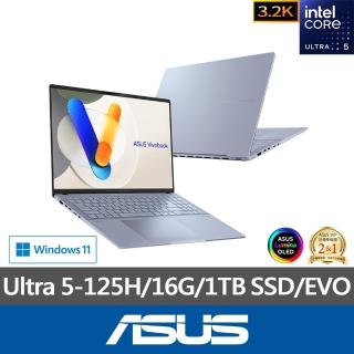 【ASUS】1TB外接SSD組★16吋Ultra 5輕薄筆電(VivoBook S S5606MA/Ultra 5-125H/16G/1TB SSD/W11/3.2K/EVO)