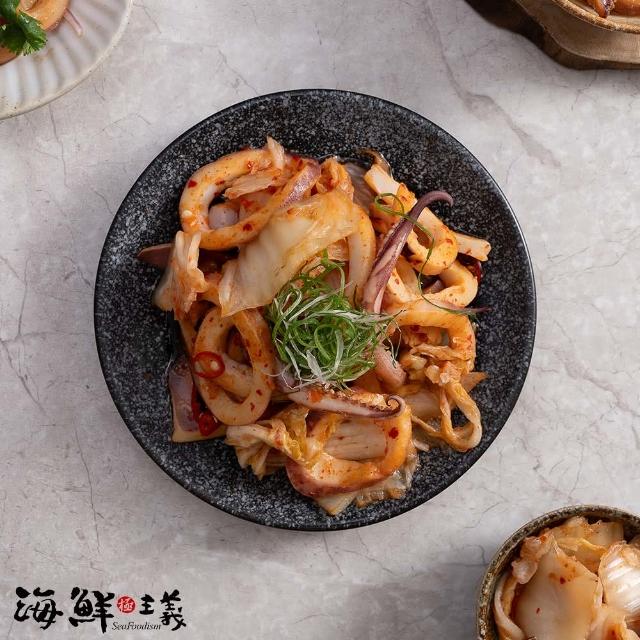 【海鮮主義】鮮美夠味韓式泡菜魷魚2包組(200G/包)