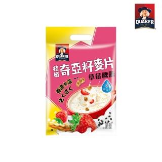 【QUAKER桂格】奇亞籽麥片-草莓歐蕾(28gx10包/袋)