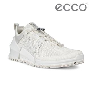 【ecco】BIOM 2.0 W 健步透氣織物極速戶外運動鞋 女鞋(白色 80067350874)
